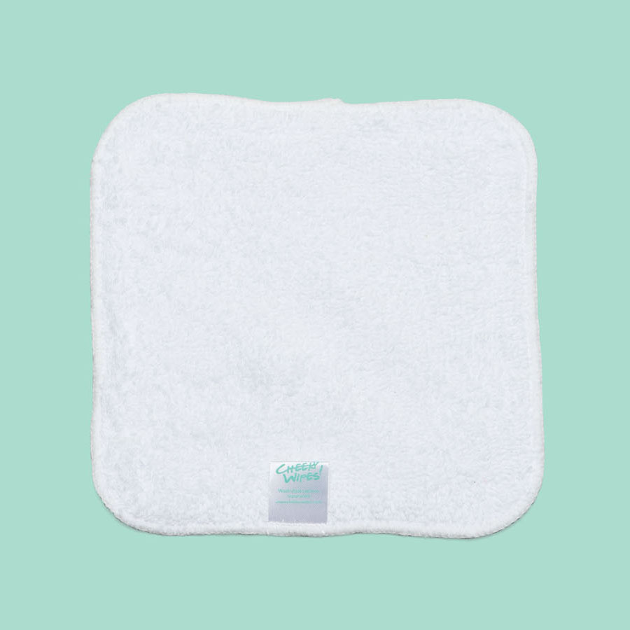 Washable Baby Wipes Cotton Terry Cloth 15cm x 15cm square perfect